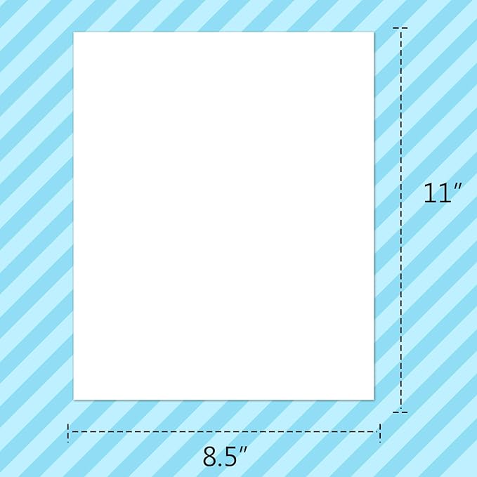 DOIKBEEY Upgraded Version 3.5 Heat Transfer Paper for T Shirts 50 Sheets, 8.5" x 11" Printable Heat Transfer Vinyl, Vivid Color & Durable Iron on Transfer Paper for Light Fabric