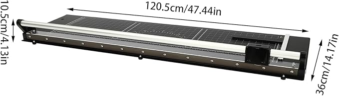 Paper Cutter, Paper Trimmer, 3 Blades, Heavy Duty Paper Cutter for Cardstock, Guillotine Paper Trimmer for Crafting, for Cutting A3, A4, and A5 Paper, Photos, Cards