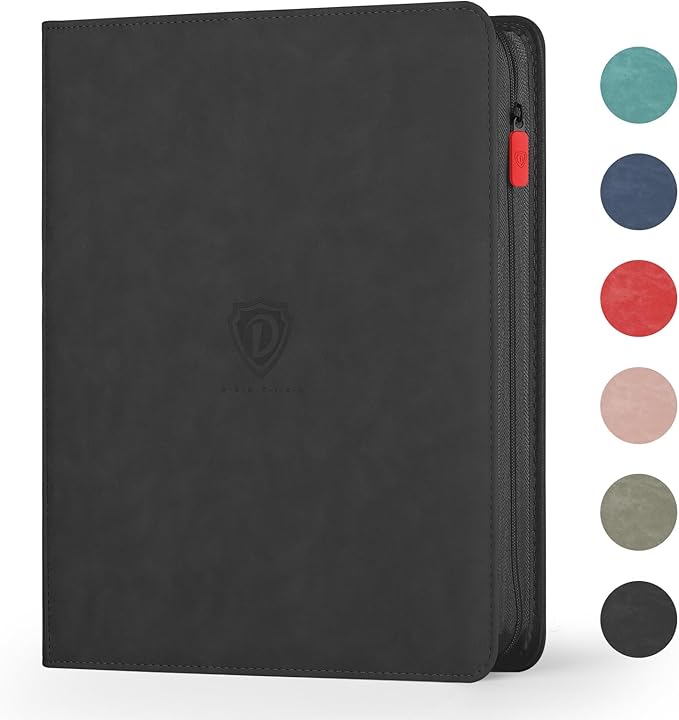 Card Binder with 1024 Cards,16 Pocket Trading Card Binder Includes 32 Page Storage Sleeves,Collection Card Album,Card Holder to Organize and Protect Cards,Black