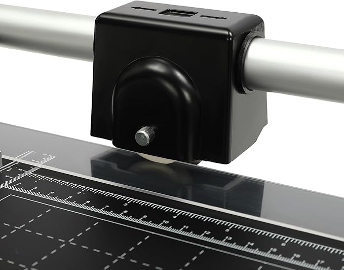 Paper Cutter, Paper Trimmer, 3 Blades, Heavy Duty Paper Cutter for Cardstock, Guillotine Paper Trimmer for Crafting, for Cutting A3, A4, and A5 Paper, Photos, Cards