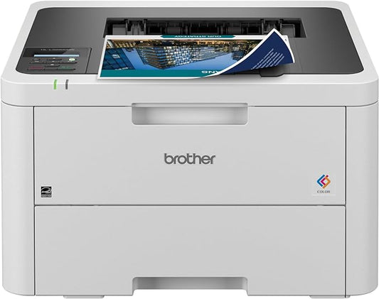 Brother Color Laser Printer with Wireless Printing Fast 19 PPM Output, Duplex Feature, Mobile Device Compatible, 250-Sheet Paper Tray for Professional Home Office Printing (HL-L3220CDW)