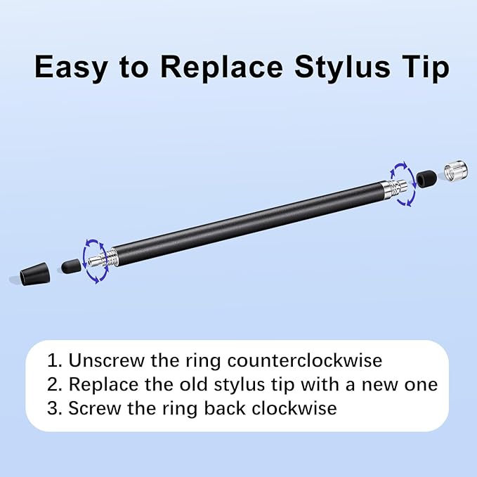 Stylus Pen for Touchscreen, ChaoQ 10pcs High Sensitivity and Precision Stylus Pen for iPad iPhone Android Suitable for All Touch Screens