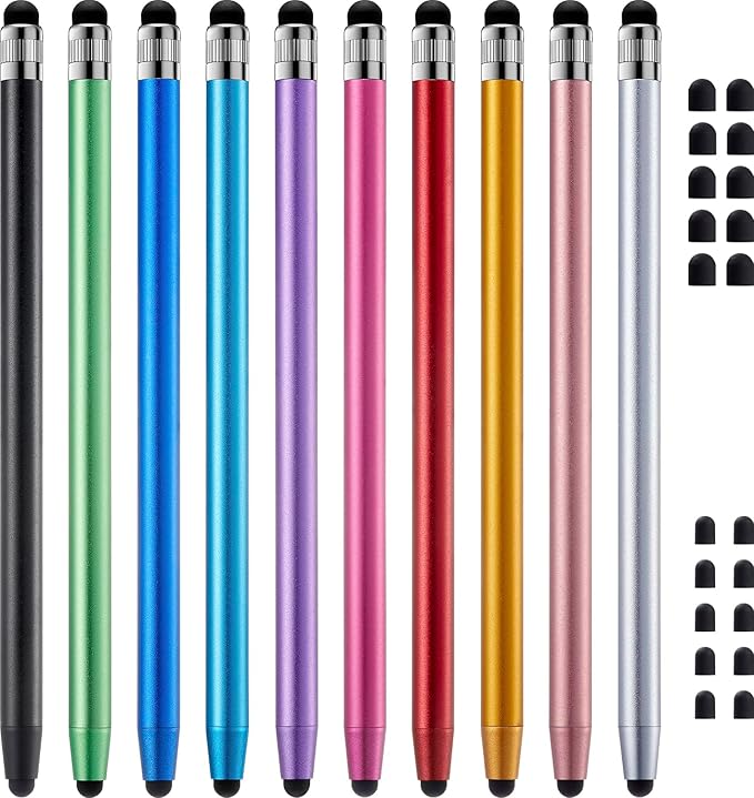 Stylus Pen for Touchscreen, ChaoQ 10pcs High Sensitivity and Precision Stylus Pen for iPad iPhone Android Suitable for All Touch Screens