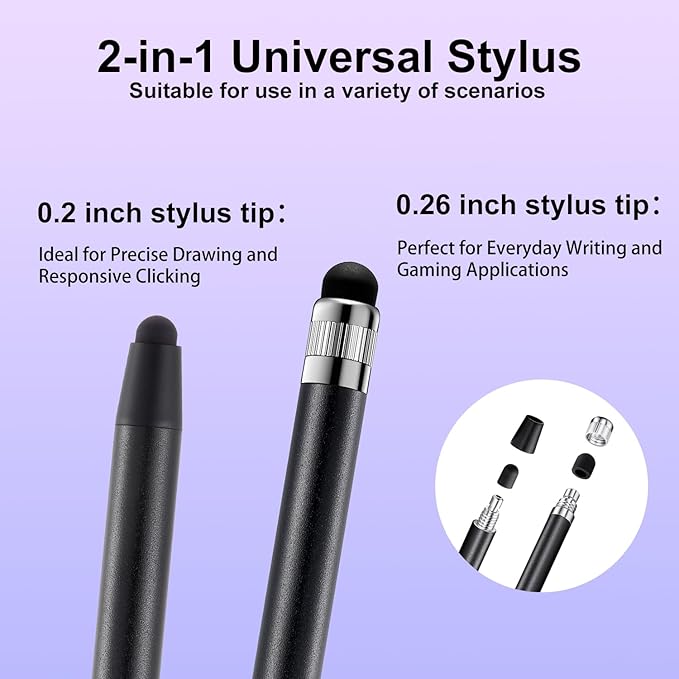 Stylus Pen for Touchscreen, ChaoQ 10pcs High Sensitivity and Precision Stylus Pen for iPad iPhone Android Suitable for All Touch Screens