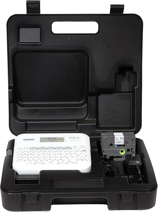 Brother P-Touch PT-D410VP Home / Office Advanced Label Maker | Connect via USB to Create and Print on TZe Label Tapes up to ~3/4 inch