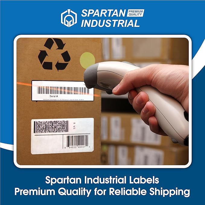 Spartan Industrial - Compatible Labels Replacement for DYMO 30323-2-1/8" X 4" Postage Shipping Labels (10 Pack)